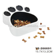 fancy pet bowls paw shape made in China(YE266691)